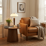 Talia Moss Glass Table Lamp, detail view 5