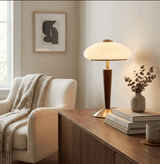 Talia Moss Glass Table Lamp, detail view 2