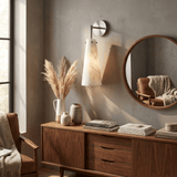 Arden Cedar Alabaster Wall Light, detail view 4