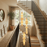 Nella Pine Metal Pendant Light, detail view 3