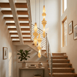 Nella Pine Metal Pendant Light, detail view 5