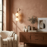 Haven Drift Alabaster Wall Light, detail view 3