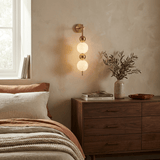 Haven Drift Alabaster Wall Light, detail view 2