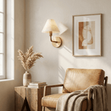 Liora Shade Alabaster Wall Light, detail view 4
