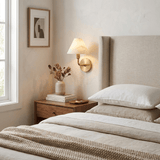Liora Shade Alabaster Wall Light, detail view 2