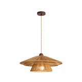 Sable Wave Rattan Pendant Light, detail view 7