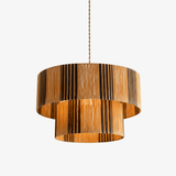 Vela Prism Wood Pendant Light by Maison Velume