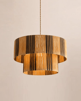 Vela Prism Wood Pendant Light, detail view 7