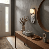 Thea Terra Stone Wall Light, detail view 5