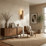 Flora Halo Travertine Wall Light, detail view 2