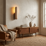 Flora Halo Travertine Wall Light, detail view 7