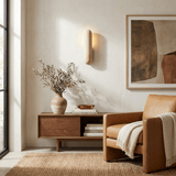 Flora Halo Travertine Wall Light, detail view 6