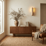 Flora Halo Travertine Wall Light, detail view 9