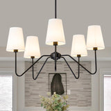 Aven Vista Fabric Chandelier, detail view 11