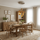 Galen Veil Wood Pendant Light, detail view 4