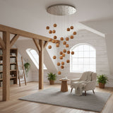 Galen Veil Wood Pendant Light, detail view 5