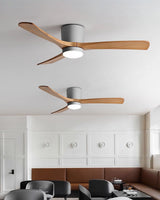 Calia Quartz Wood Ceiling Fan, detail view 23