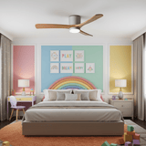 Calia Quartz Wood Ceiling Fan, detail view 18