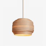 Sable Noir Wood Pendant Light by Maison Velume