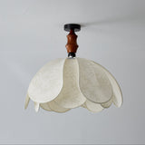 Elora Winter Wood Ceiling Light, detail view 7