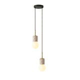 Arden Vine Travertine Pendant Light, detail view 16