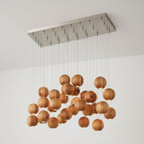 Galen Veil Wood Pendant Light, detail view 31