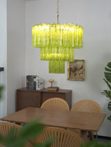 Alden Pearl Glass Chandelier, detail view 3