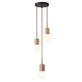 Arden Vine Travertine Pendant Light, detail view 17