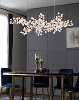 Elara Pine Glass Chandelier, detail view 17