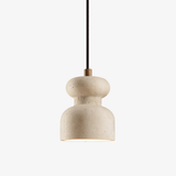 Oriel Cloud Travertine Pendant Light by Maison Velume