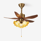 Corin Line Glass Ceiling Fan by Maison Velume