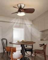 Clara Pearl Acrylic Ceiling Fan, detail view 7