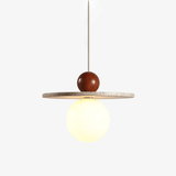 Evara Stone Travertine Pendant Light by Maison Velume