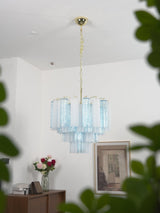Aster Moss Glass Chandelier, detail view 8