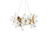 Elara Pine Glass Chandelier, detail view 13