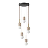 Arden Vine Travertine Pendant Light, detail view 18