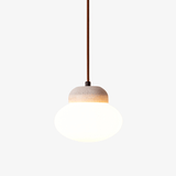 Talia Loft Travertine Pendant Light by Maison Velume