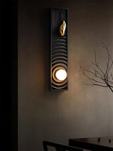 Yara Wave Glass Wall Light, detail view 22