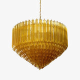 Evara Rose Glass Chandelier by Maison Velume