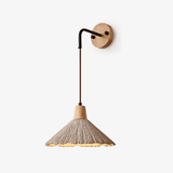 Sable Moss Wood Wall Light by Maison Velume