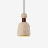 Elora Bloom Travertine Pendant Light by Maison Velume
