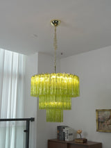 Alden Pearl Glass Chandelier, detail view 4