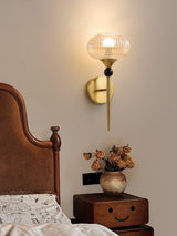 Maren Oak Glass Wall Light, detail view 14