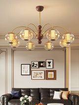 Zella Vine Glass Chandelier, detail view 5