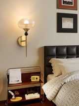 Maren Oak Glass Wall Light, detail view 11