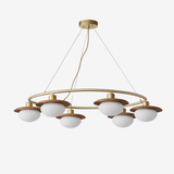 Tarin Moss Wood Chandelier by Maison Velume