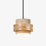Vian Grove Travertine Pendant Light