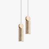 Sora Meadow Travertine Pendant Light, detail view 9