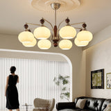 Seren Iris Glass Chandelier, detail view 5