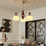 Seren Iris Glass Chandelier, detail view 3